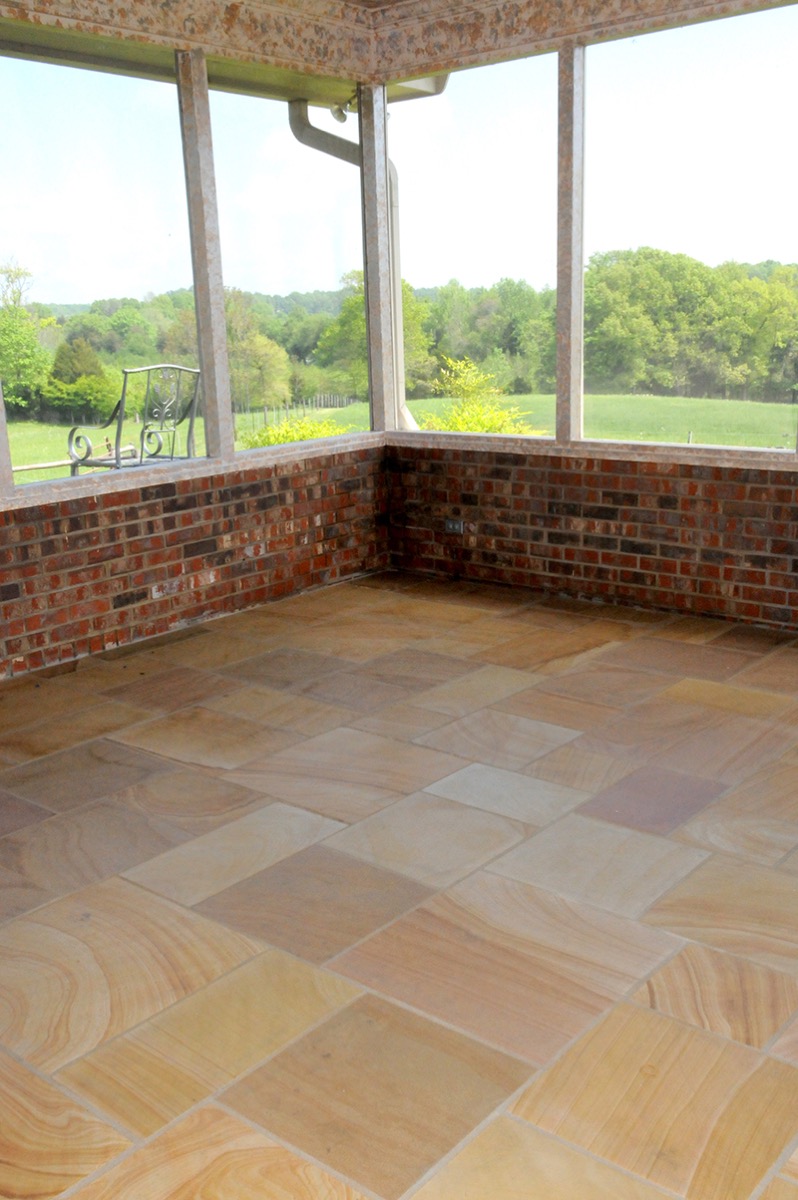 Sawed Flagstone Flooring